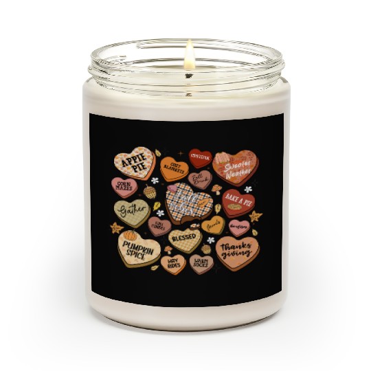 fall candy hearts Scented Candles