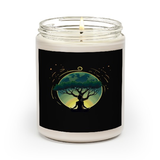 "The Earth Doesn't Need Us, We Need the Earth" Scented Candles