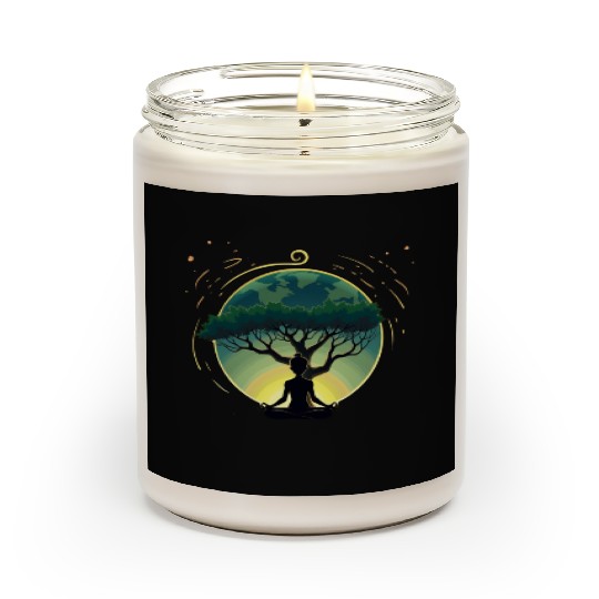 "The Earth Doesn't Need Us, We Need the Earth" Scented Candles