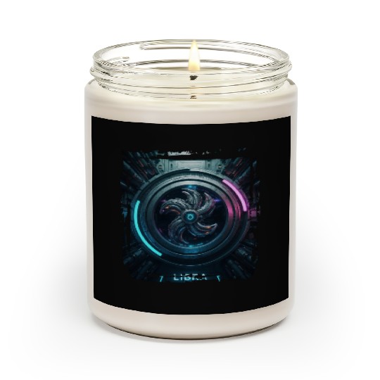 Zodiac sign Libra in cyberpunk era Future Scented Candles