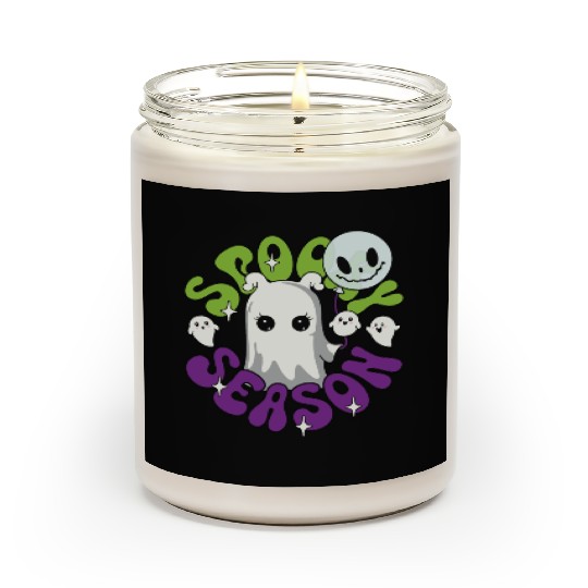 Halloween Ghosts Spooky Season Scented Candles
