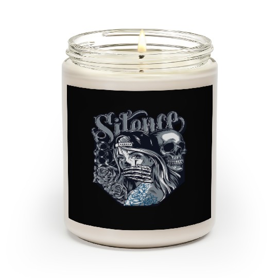 silence Chicano Vintage Design Scented Candles