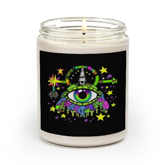 Crazy Psychedelic Pop Punk Monster Scented Candles