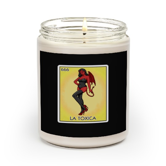 La Toxica Card Funny Toxic Women's La Toxica Scented Candles