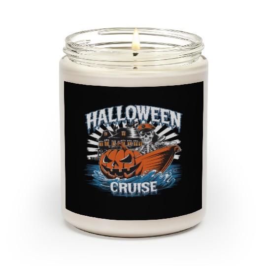 Halloween Cruise skull Scented Candles