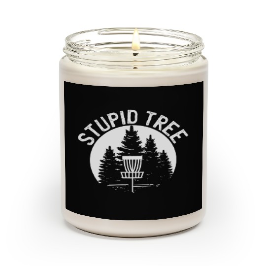 Stupid Tree Distressed Disc Golf Scented Candles