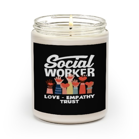 Social Worker Love Empathy Trust Scented Candles
