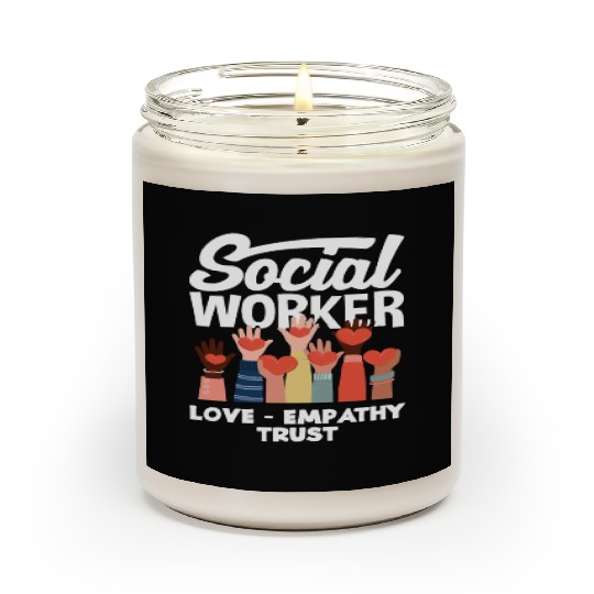 Social Worker Love Empathy Trust Scented Candles