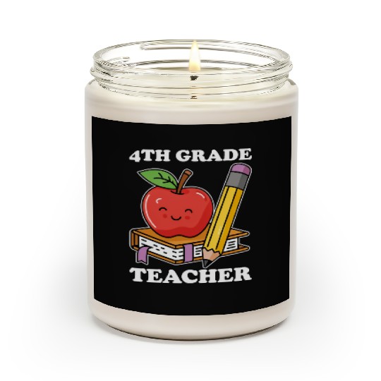 4th Grade Teacher Back to School Scented Candles