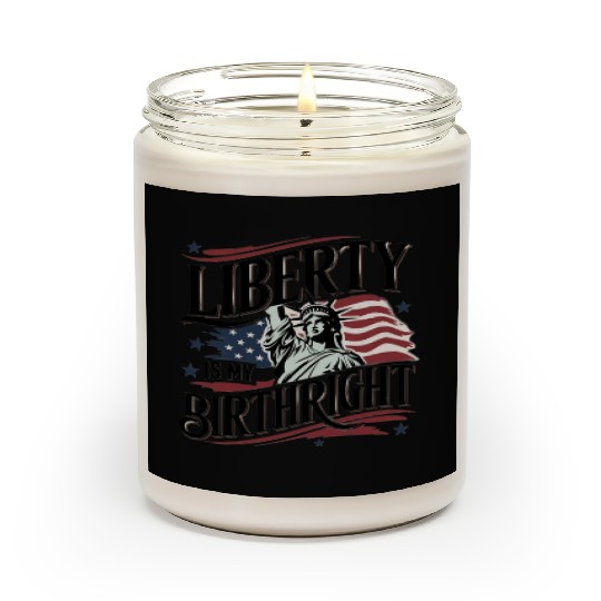 Liberty is My Birthright – Elegant Freedom Design Scented Candles