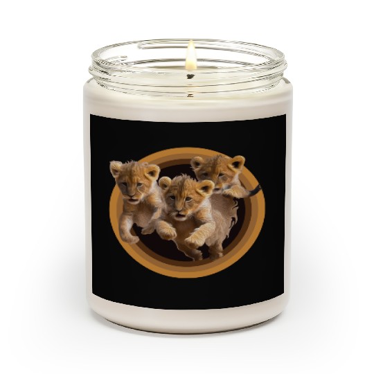 Kittens, Lion cubs Scented Candles