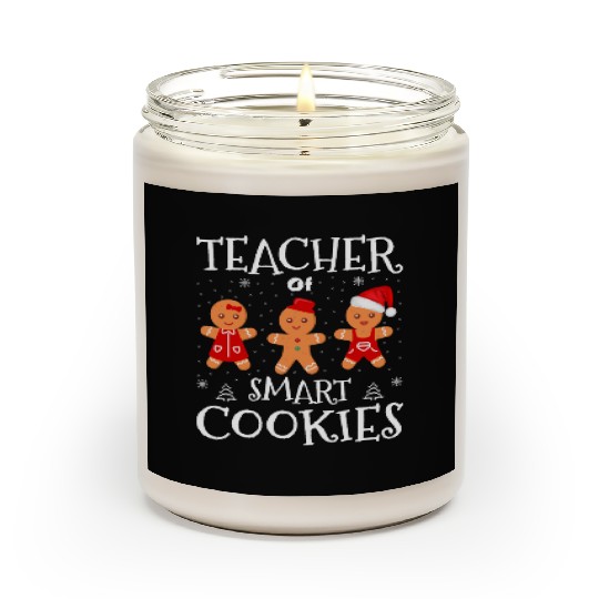 Christmas Teacher Gingerbread Cookies Students Scented Candles