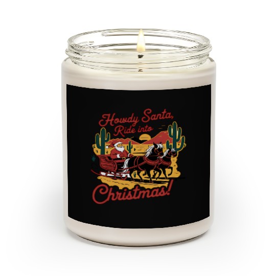 HOWDY SANTA Scented Candles