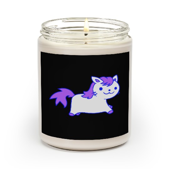 Little Pony Cat Face Little Small Horse Riding Fun Scented Candles