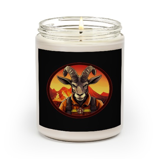 Fireman Capricorn Scented Candles