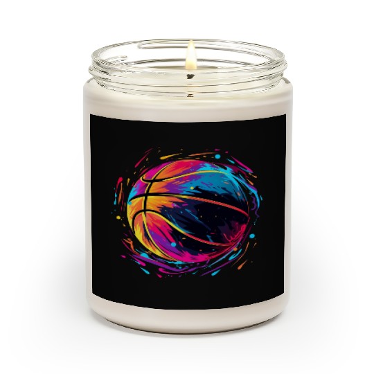 Retro Basketball Synthwave Scented Candles