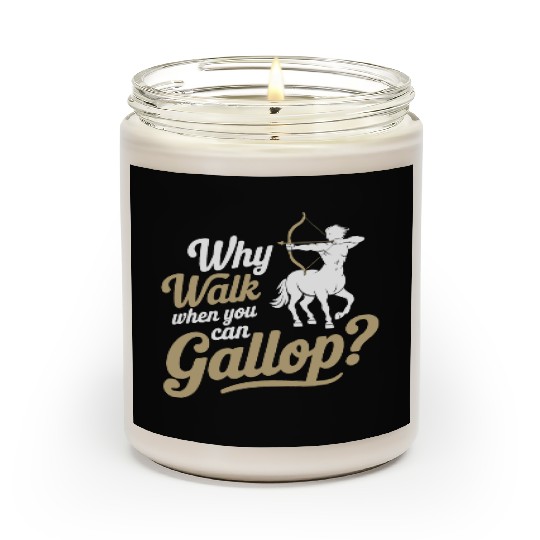 Funny Sagittarius Scented Candles