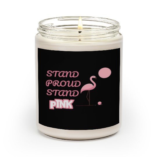 Pink Flamingo Scented Candles