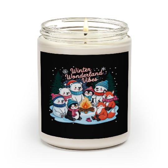 Winter Wonderland Snowflake Scented Candles