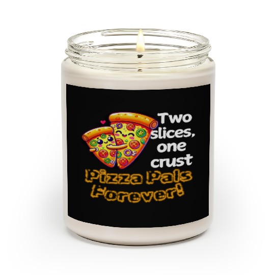 Cheesy Together: Two Slices, One Heart! Scented Candles