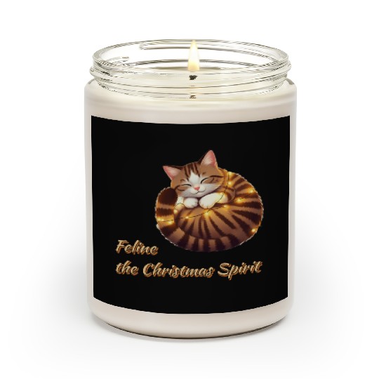 Feline Christmas Spirit Scented Candles