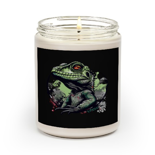 Water Dragon Lizard Scented Candles