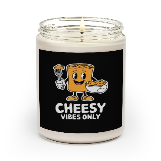 Cheesy Vibes Only Cartoon Delight Scented Candles