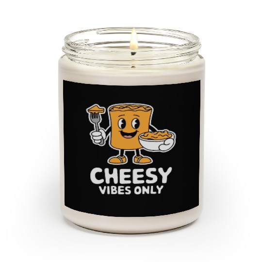 Cheesy Vibes Only Cartoon Delight Scented Candles
