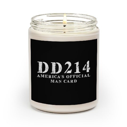 DD214 America s Official Man Card Scented Candles