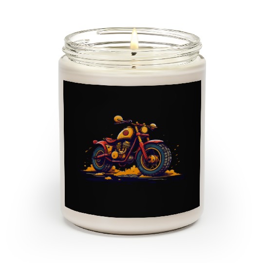 Street Rambler Bike Motorcycle Cafe Racers Scented Candles