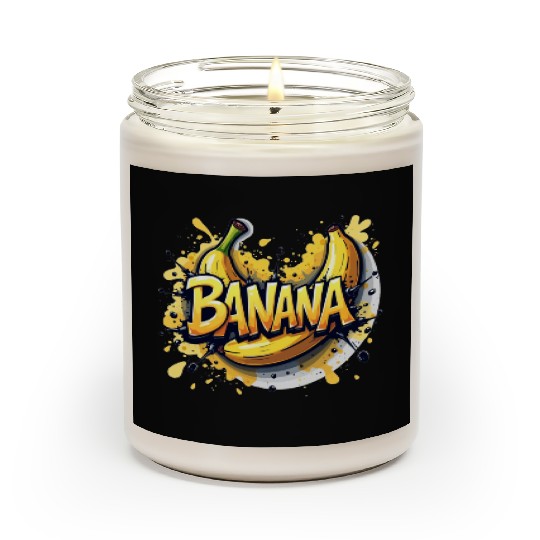 Banana Graffiti - Bold & Energetic Urban Design Scented Candles