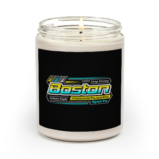 Boston Massachusetts Design Urban Style Scented Candles