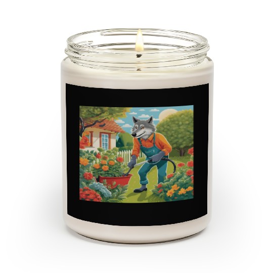 The Lone Wolf Tends His Garden Scented Candles