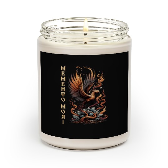 Memento Mori Phoenix Rebirth Fire Art Design Scented Candles