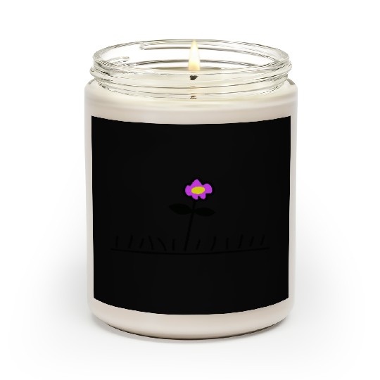 Pink Meadow Flower Spring Summer Grass Flowers Scented Candles