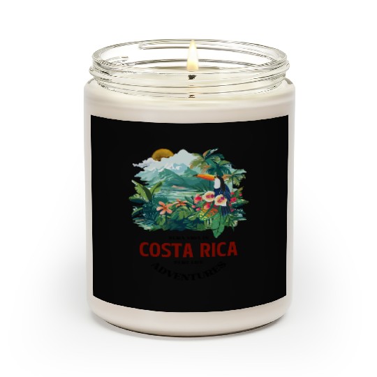 Costa Rica Nature & Macaw Adventure Scented Candles