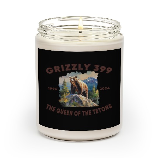 Grizzly 399 1996 - 2024, Queen of the Tetons Scented Candles