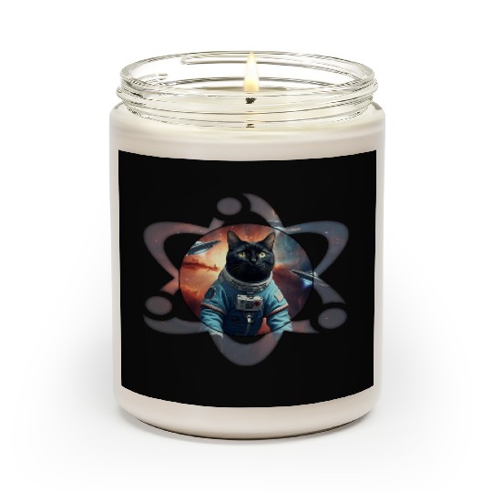 Space Cat Science Scented Candles
