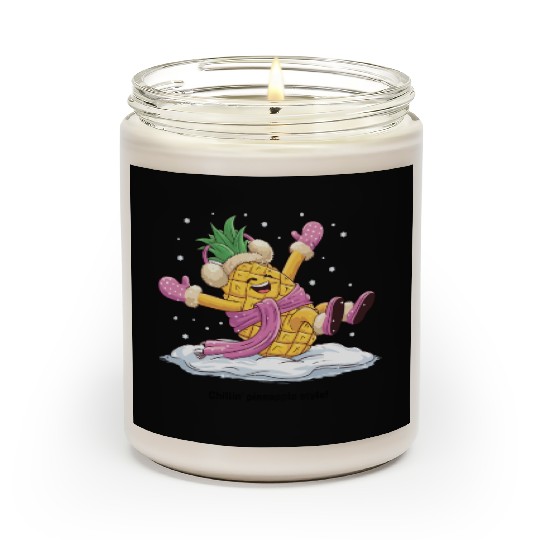 Chillin' pineapple style Scented Candles