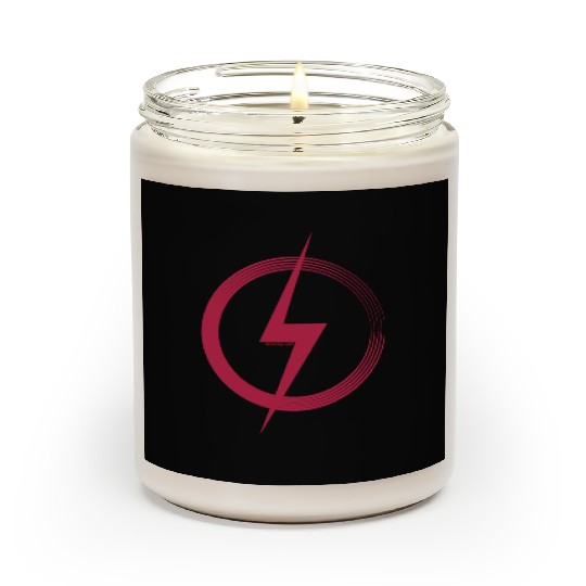 Circle and Lightning Bolt Scented Candles