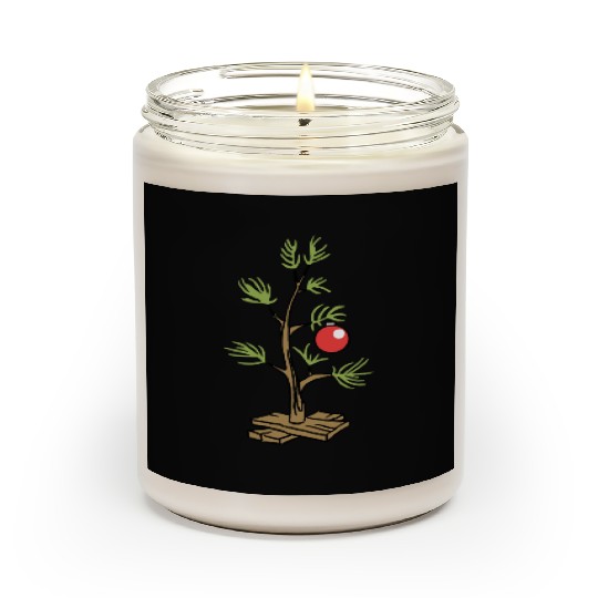 Funny Christmas Tree Peanuts Christmas Scented Candles