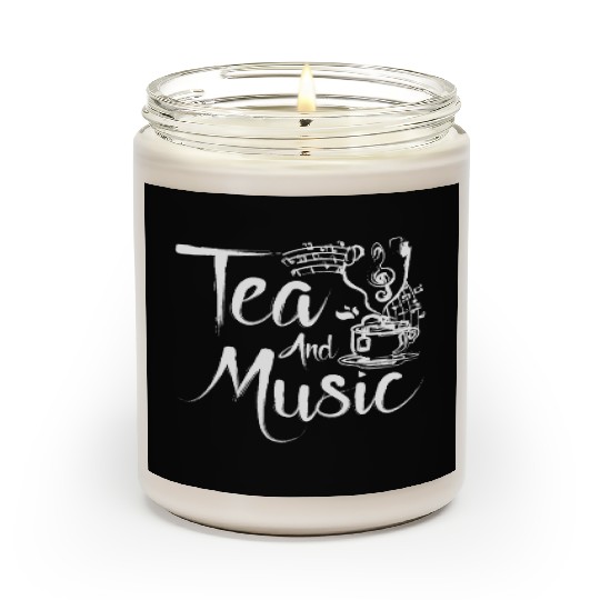 Tea and Music Scented Candles
