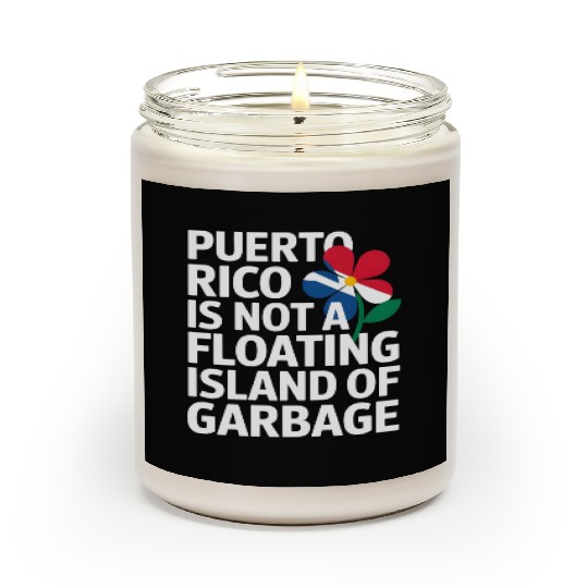 Puerto Rico Pride Bold Awareness Statement Scented Candles