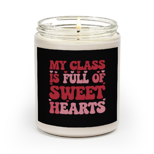 My Class is Full of Sweethearts Valentine's Day Scented Candles