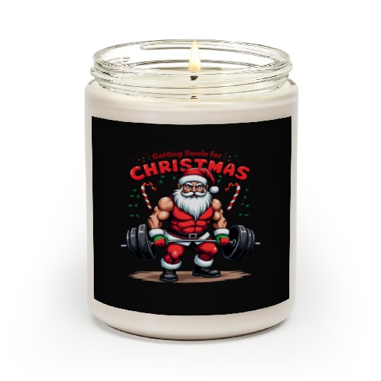 Santa Workout Mode Scented Candles