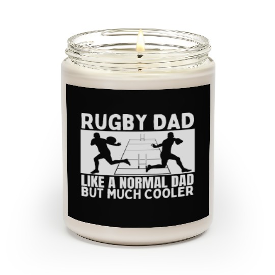 Rugby Dad Father Quote Funny Rugby Player Scented Candles