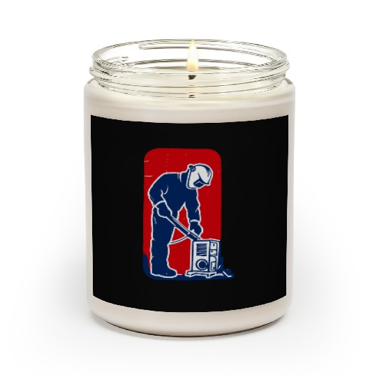 major league welder sticker Funny Welder League Scented Candles