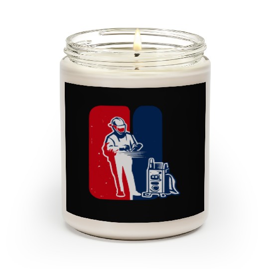 major league welder sticker Iconic Welder Design T Scented Candles