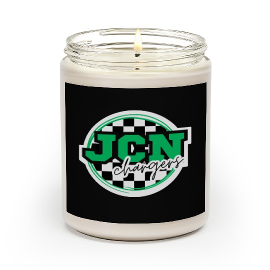 JCN Chargers checkerboard, Jefferson County North Scented Candles