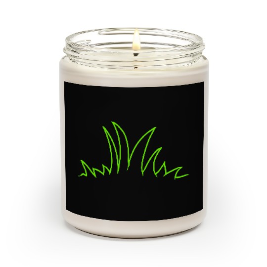 Meadow Many Grasses Blades Of Grass Green Nature Scented Candles